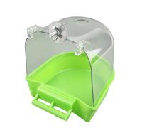 Baignoire transparente pour perroquet - Salle de bain pour conures - Petite cage à oiseaux - Fournitures à suspendre