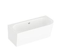 baignoire Vitra Geo 65431008000 angle gauche, bonde centrale, capacité 210 l