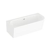baignoire Vitra Geo 65451008000 angle gauche, bonde centrale, capacité 238 l