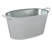 Baignoire Zinc Glace Froid Boissons Getränkewanne Pot de Fleurs Jardinière Déco