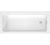Baignoires Duravit D-Code, 1700x750mm, rectangulaire, à encastrer, 253 litres, 1 pente de dossier, blanc brillant, 700671000000000
