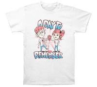 BAIGONGZHU Casual T-Shirt A Day to Remember Men's Girls are Mean White Black S