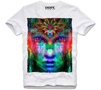 BAIGONGZHU Men's T-Shirt T Chakra India Hippie Goa Mediation Trippy Psychedelic Guru LSD Black XXL
