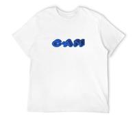 BAIGONGZHU Street T-Shirt Can Band Krautrock Black XL