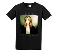 BAIGONGZHU Unisex T-Shirt Sandra in The Heat of The Night Black M