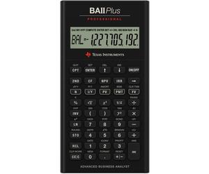 [BAIIPLUSPRO] TEXAS INSTRUMENTS Calculatrice financière TI-BA II Plus Prof