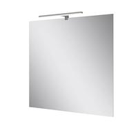 Baikal Miroir de Salle de Bain, différentes Formes et Dimensions Disponibles. Option avec et sans LED. Styles Qui s'adaptent à la Salle de Bain ou à n'importe Quelle pièce de la Maison.