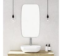 Baikal Miroir de Salle de Bain, différentes Formes et mesures Disponibles. Option avec et sans LED. Styles Qui conviennent à la Salle de Bain ou à n'importe Quel séjour de la Maison. 45 Miroir Ovale