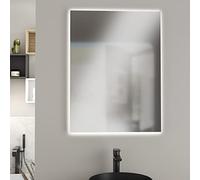Baikal Miroir de Salle de Bain LED 60 x 80 cm