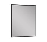 Baikal Miroir de Salle de Bain rectangulaire avec et sans LED 70 x 80 cm Cadre Noir