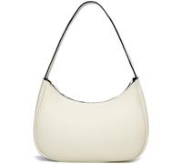 BAIKELI Petit sac à bandoulière en forme de croissant pour femme - Sac à main rétro classique - Sac fourre-tout sous les bras, Crème, blanc, Small
