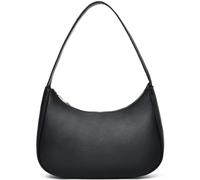 BAIKELI Petit sac à bandoulière en forme de croissant pour femme - Sac à main rétro classique - Sac fourre-tout sous les bras, noir, Small