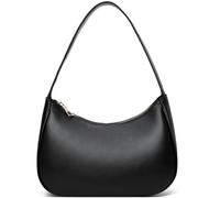 BAIKELI Petit sac à bandoulière en forme de croissant pour femme - Sac à main rétro classique - Sac fourre-tout sous les bras, Noir/A, Small