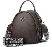 BAIKELI Petit sac à bandoulière léger pour femme élégant pour téléphone portable et portefeuille, 0-0-2-n Café, Small