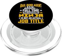 Bail Bond Agent Job Title - Funny Bail Bond Representative PopSockets PopGrip pour MagSafe