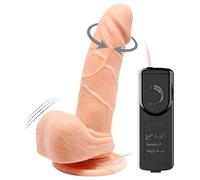 Baile Barbara Mark - vibromasseur réaliste rotatif - 15cm (naturel)