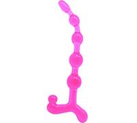 Baile Bendy Twist Anal Beads Pink 1 Unité