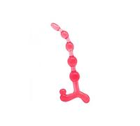 Baile Bendy Twist Anal Beads Red 1ut