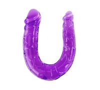Baile Vibrators – Dildo Double In en gelée flexible lilas – 1 unité