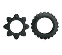 Baile - kit 2 anneaux fleuri en silicone