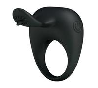 Baile Pretty Love Vibrating Ring With Tongue 1ut