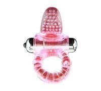 Baile Sweet Abs 10 Rhythms Ring Vibrating Penis Ring Pink 1 Unité