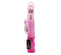 Baile Vibromasseur Rabbit Rose Tête Rotative Rechargeable USB