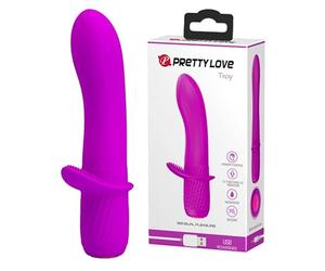 Baile Vibromasseur Rechargeable Troy Violet en Silicone