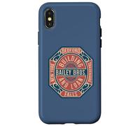 Bailey Bros Building & Loan Retro Design, Vintage Holiday Coque pour iPhone X/XS