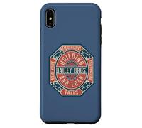Bailey Bros Building & Loan Retro Design, Vintage Holiday Coque pour iPhone XS Max