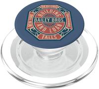 Bailey Bros Building & Loan Retro Design, Vintage Holiday PopSockets PopGrip pour MagSafe