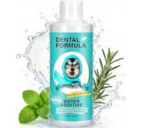 Bailey & Buddies Dental Formula Additif pour l'Eau pour Chiens et Chats - Haleine Fraîche, Dents Propres et Gencives Saines - Combat Plaque et Tartre - Sans Brossage - 250ml