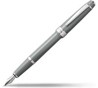 Bailey Light Stylo À Bille Stylo-Plume,Pointe Fine Fine Nib Gris Brillant.