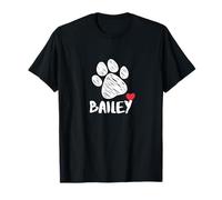Bailey Mon chien Bailey J'aime mon chien Bailey Puppy Love Dog T-Shirt