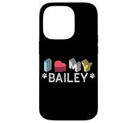 Bailey Nom personnalisé pour Chien Bailey Pet Lover Coque pour iPhone 14 Pro