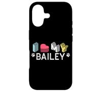 Bailey Nom personnalisé pour Chien Bailey Pet Lover Coque pour iPhone 17