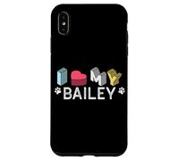 Bailey Nom personnalisé pour Chien Bailey Pet Lover Coque pour iPhone XS Max