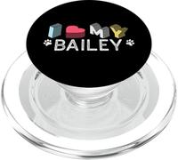 Bailey Nom personnalisé pour Chien Bailey Pet Lover PopSockets PopGrip pour MagSafe