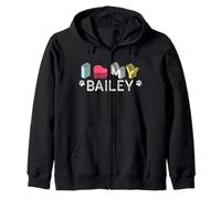 Bailey Nom personnalisé pour Chien Bailey Pet Lover Sweat à Capuche