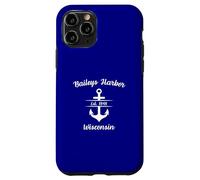 Baileys Harbor Wisconsin Ship Anchor Coque pour iPhone 11 Pro