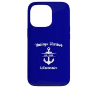 Baileys Harbor Wisconsin Ship Anchor Coque pour iPhone 13 Pro