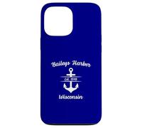 Baileys Harbor Wisconsin Ship Anchor Coque pour iPhone 13 Pro Max
