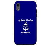 Baileys Harbor Wisconsin Ship Anchor Coque pour iPhone XR