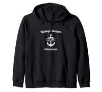 Baileys Harbor Wisconsin Ship Anchor Sweat à Capuche