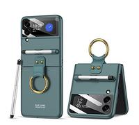 BAILI Coque pour Galaxy Z Flip4, Stylet capacitif, Coque Pliable pour Samsung Galaxy Z Flip 4,01