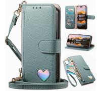 BAILI Coque pour Oppo A60 5G, Portefeuille en Cuir PU Grande capacité, Housse de dragonne avec Poche zippée pour Oppo A60 5G-Vert