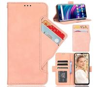 BAILI Coque pour Um idigi Note 100X 5G, Flip Cover Fonction Stand Etuis Compatible avec Um idigi Note 100X 5G, Rose