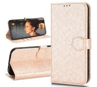BAILI Coque pour Xiaomi Poco M7 4G Cuir, Fermeture Magnétique Wave Dot Flip Housse Multifonction, Treillis Portefeuille Étui pour Xiaomi Poco M7 4G-02
