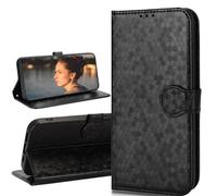 BAILI Coque pour Xiaomi Poco M7 4G Cuir, Fermeture Magnétique Wave Dot Flip Housse Multifonction, Treillis Portefeuille Étui pour Xiaomi Poco M7 4G-01