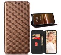 BAILI Coque pour ZTE Nubia Focus 2, PU Portefeuille Étui Housse en Cuir Compatible avec ZTE Nubia Focus 2, Carré6